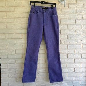 purple guess jeans